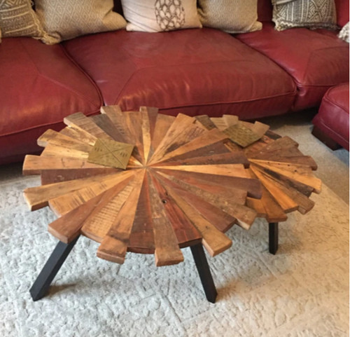 Industrial coffee table rustic - industrial,