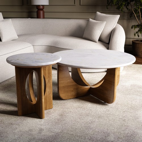 Round marble and mango - round,