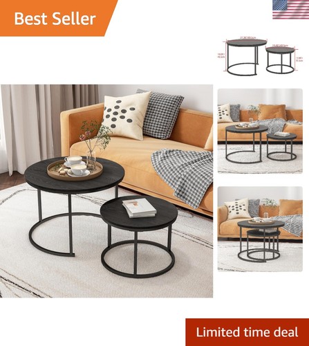 Sturdy round nesting coffee - nesting,
